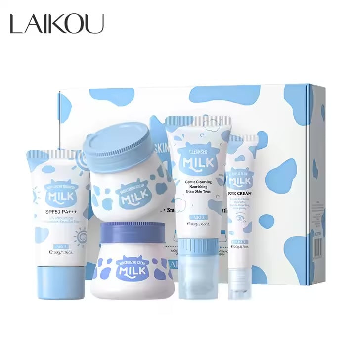 LAIKOU Skincare Kit Anti-Aging Moisturizing Revitalizing Skin for Home Beauty Salon Luxury Skin Care