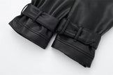 Leatherette Cropped Trench Coat