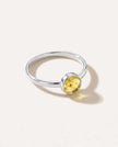Limited Edition ESSENTIALS Mini citrus Amber Stacking Ring