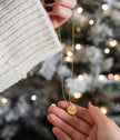 Sun Shell Pearl Locket Necklace