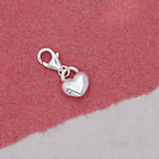 Love Heart Silver Charm