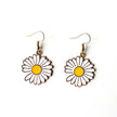 Daisy Enamel Charm Earrings