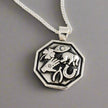 Good Luck Symbols Personalised Silver Necklace