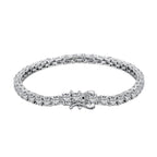 Luxe Sterling Silver 4mm Tennis bracelet