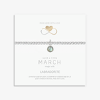 Labradorite March Birthstone Bracelet