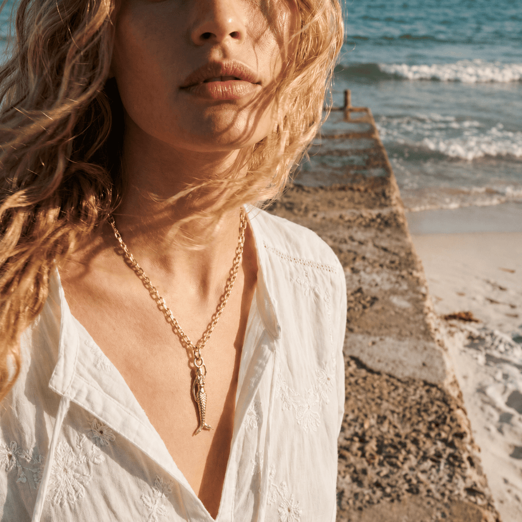 Collier Maxi Sirène Doré - Zennor