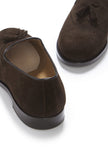 Brown Suede Tasselled Brogues, Welted Leather Sole