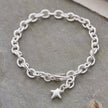 Mini Lifetime Silver Star Charm Bracelet