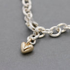 Mini Lifetime Gold Heart Charm Bracelet