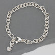 Mini Lifetime Silver Heart Charm Bracelet