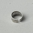 5 Lines Silver Ring