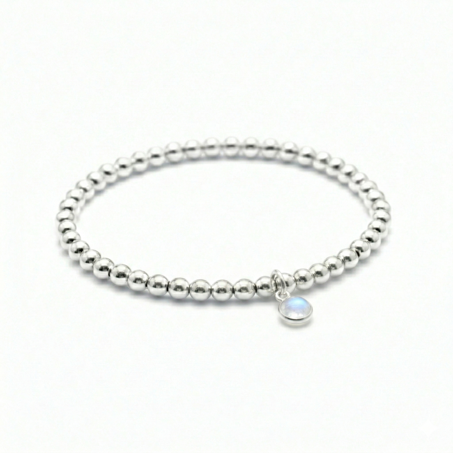 Brazalete de piedra natal de luna de junio