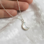 Moon Agate Charm Necklace