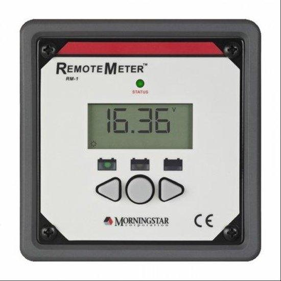 Morningstar remote LCD meter RM-1 for SunSaver Duo controllers, SunSaver MPPT controllers and SureSine inverters