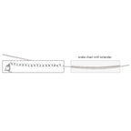 Beginnings Snake Chain with Extender 41cm-46cm