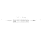 Beginnings Oval Link Trace and Cylinder Chain 46cm