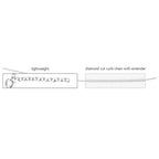 Beginnings Diamond Cut Curb Chain with Extender