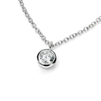 Beginnings Solitaire Necklace with Cubic Zirconia