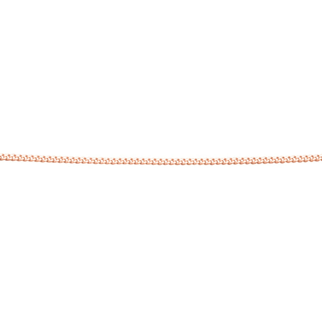 Beginnings Diamond Cut Curb Chain with Extender