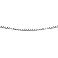 Beginnings Rhodium Plated Box Chain with Extender 46cm-51cm