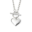 Beginnings Ball Chain Necklace with Heart Tag