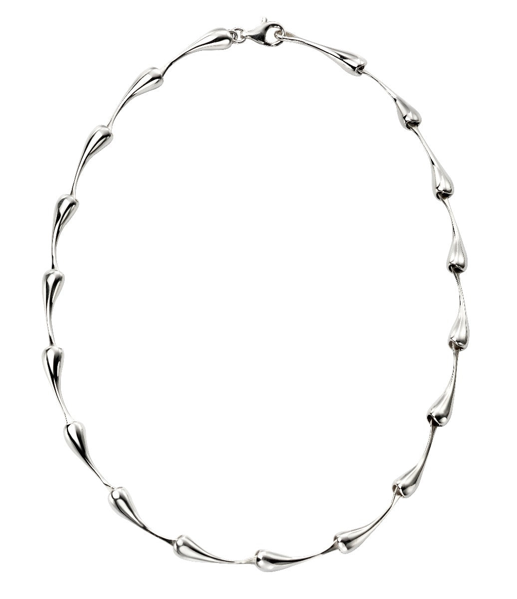 Beginnings Organic Shaped Droplet Necklace 42cm