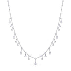 Diamonfire Multi Drop Zirconia Necklace
