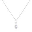 Diamonfire Marquise and Pave Zirconia Necklace