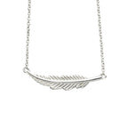 Beginnings Small Feather Necklace