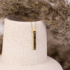 Beginnings Vertical Bar Necklace