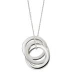 Beginnings Triple Interlinked Circles Necklace