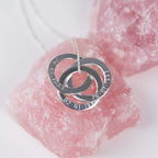 Beginnings Triple Interlinked Circles Necklace