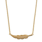 Beginnings Small Feather Necklace