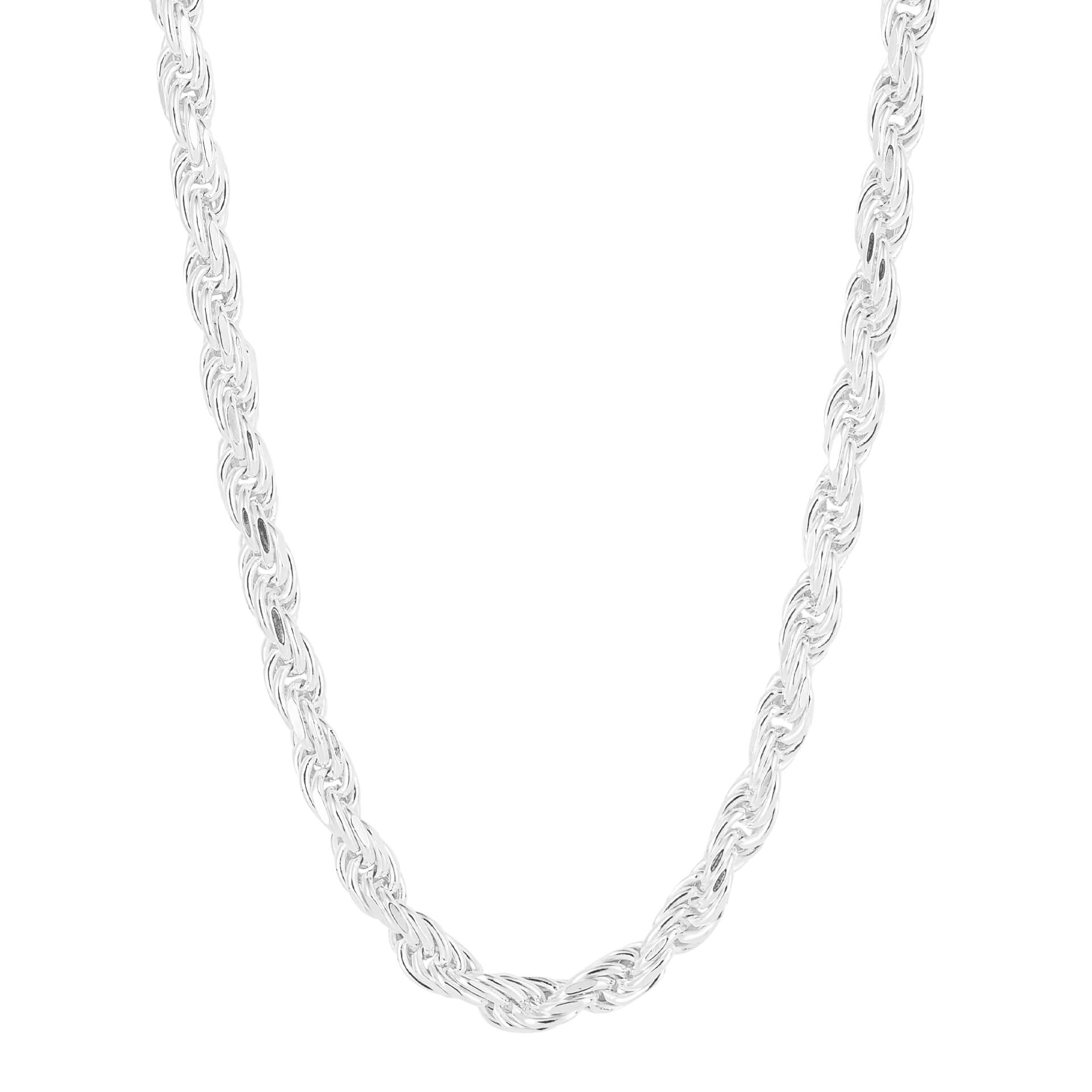 Beginnings Diamond Cut Rope Chain Necklace