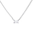 Diamonfire Floating Baguette Zirconia Necklace
