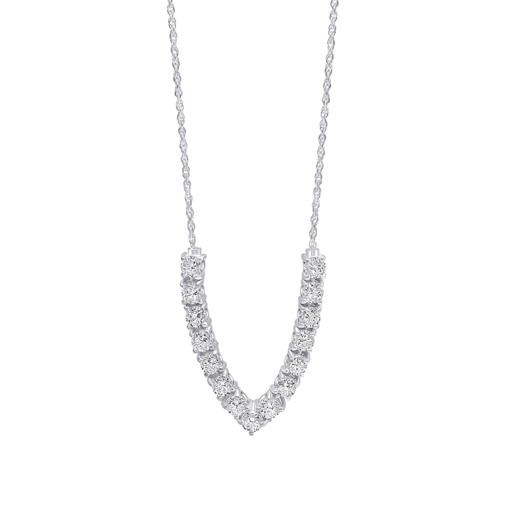 Beginnings V Shape Statement Necklace