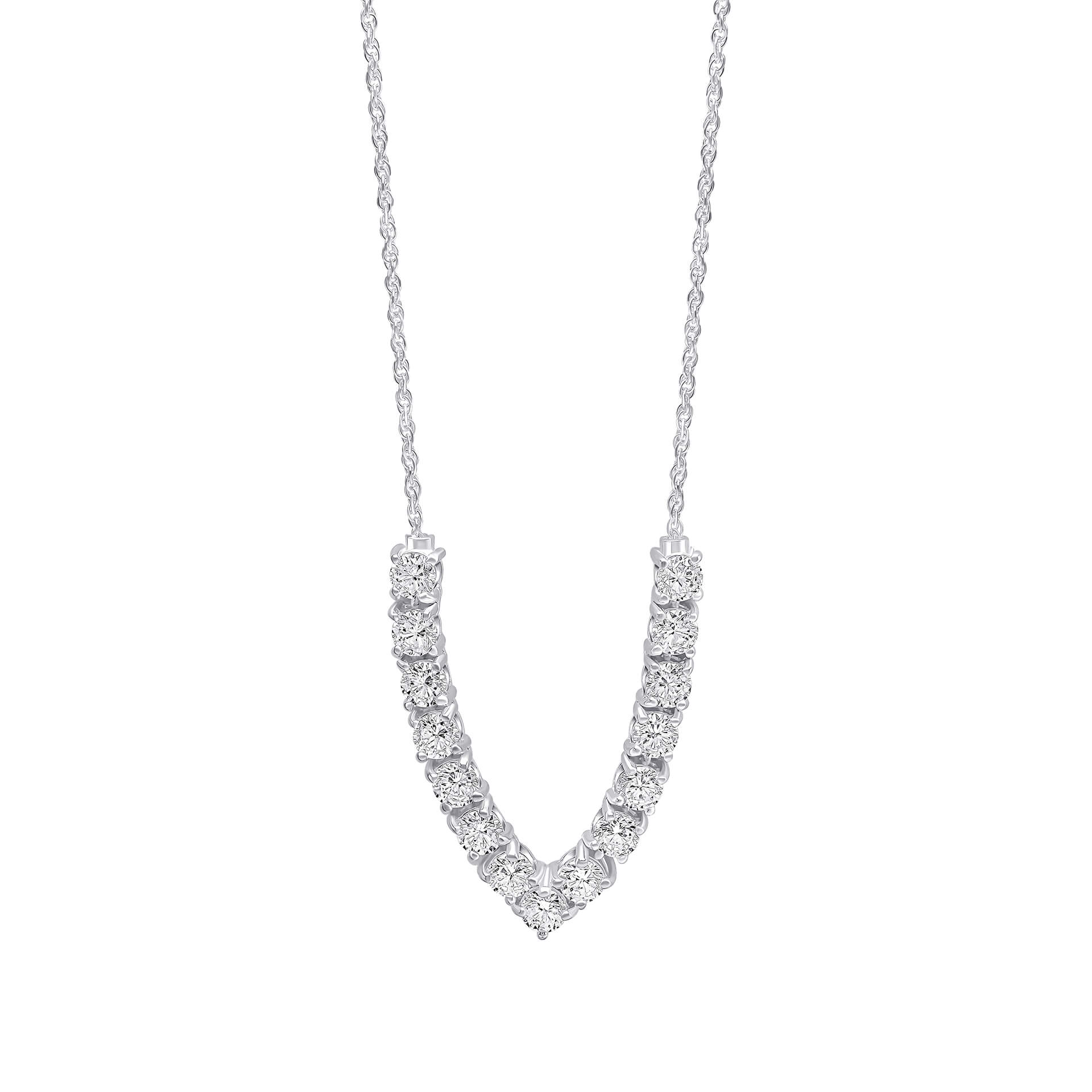 Beginnings V Shape Statement Necklace