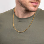Fred Bennett Chain Necklace with Offset Engravable Bar