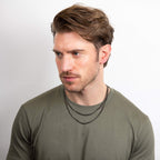 Fred Bennett Gun Metal Double Chain Necklace