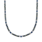 Fred Bennett Blue Hematite Bead Necklace