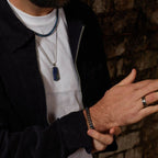 Fred Bennett Blue Curb Chain Bracelet