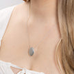Collier ovale très poli de la collection Beginnings Statement
