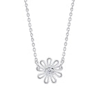 Laura Ashley Silver Thorncliff Daisy Necklace