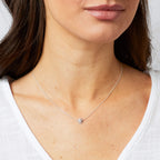 Laura Ashley Silver Thorncliff Daisy Necklace