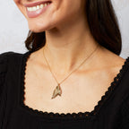 Laura Ashley Silver Marlbrook Leaf Necklace