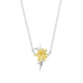 Laura Ashley Silver Heritage Daffodil Necklace