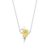 Laura Ashley Silver Heritage Daffodil Necklace