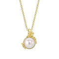 Laura Ashley Silver Ickleford Tulips Freshwater Pearl Necklace