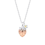 Laura Ashley Silver Strawberry Field Necklace