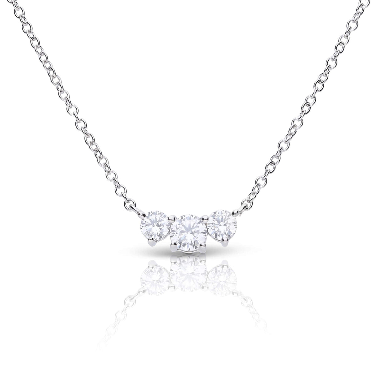 Diamonfire Trio Zirconia Necklace